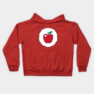 Smart Heart bear belly Kids Hoodie